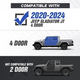 Yzona Running Boards for 2020-2025 Jeep Gladiator JT